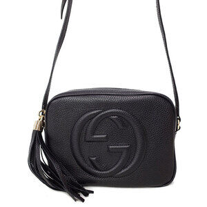 Gucci SOHO Fringe Leather Disco Bag Shoulder
